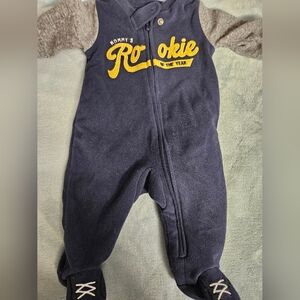 Carter's Rookie of the Year Footed Fleece Pajama Sleep and Play